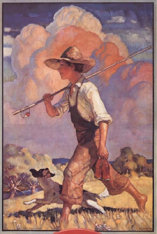 NC Wyeth Coca-Cola Calendar Illustration china oil painting image